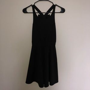 Black mini dress